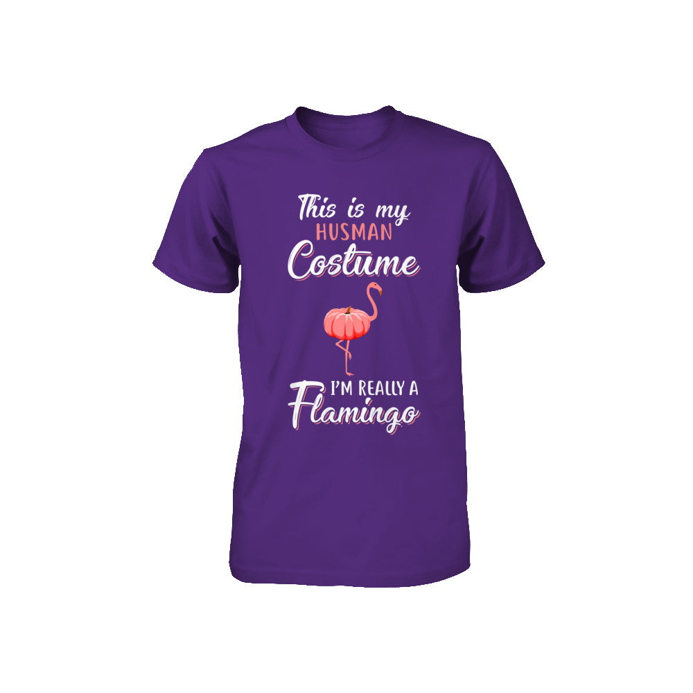 This Is My Human Costume I'm Really A Flamingo Halloween Youth Youth Shirt | Teecentury.com
