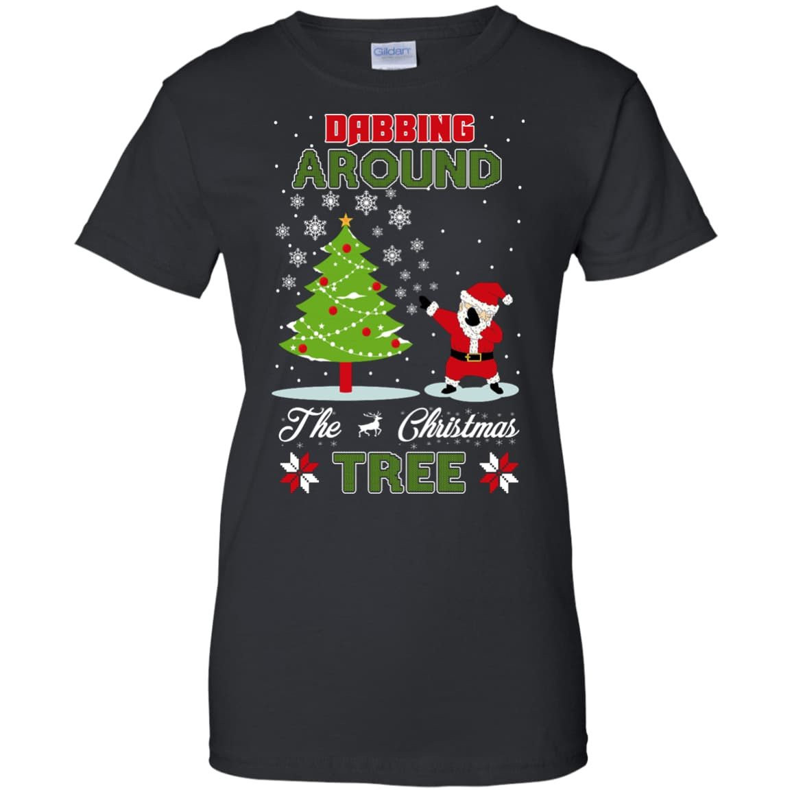 Dabbing Around The Christmas Tree T-Shirt & Hoodie | Teecentury.com