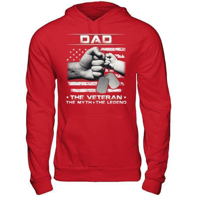 Dad The Veteran The Myth The Legend T-Shirt & Hoodie | Teecentury.com