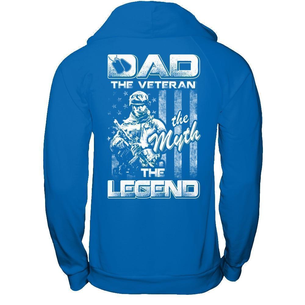 Dad The Veteran The Myth The Legend T-Shirt & Hoodie | Teecentury.com