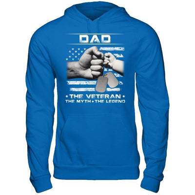 Dad The Veteran The Myth The Legend T-Shirt & Hoodie | Teecentury.com