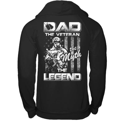 Dad The Veteran The Myth The Legend T-Shirt & Hoodie | Teecentury.com