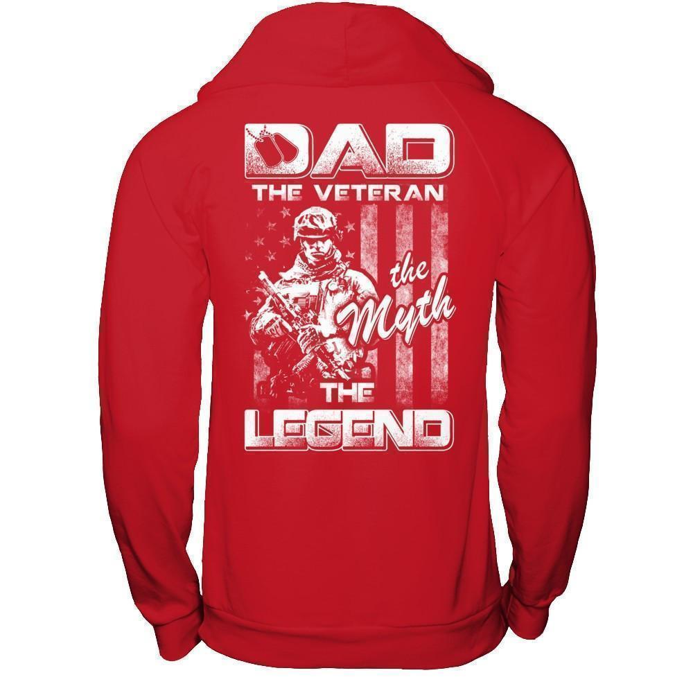 Dad The Veteran The Myth The Legend T-Shirt & Hoodie | Teecentury.com