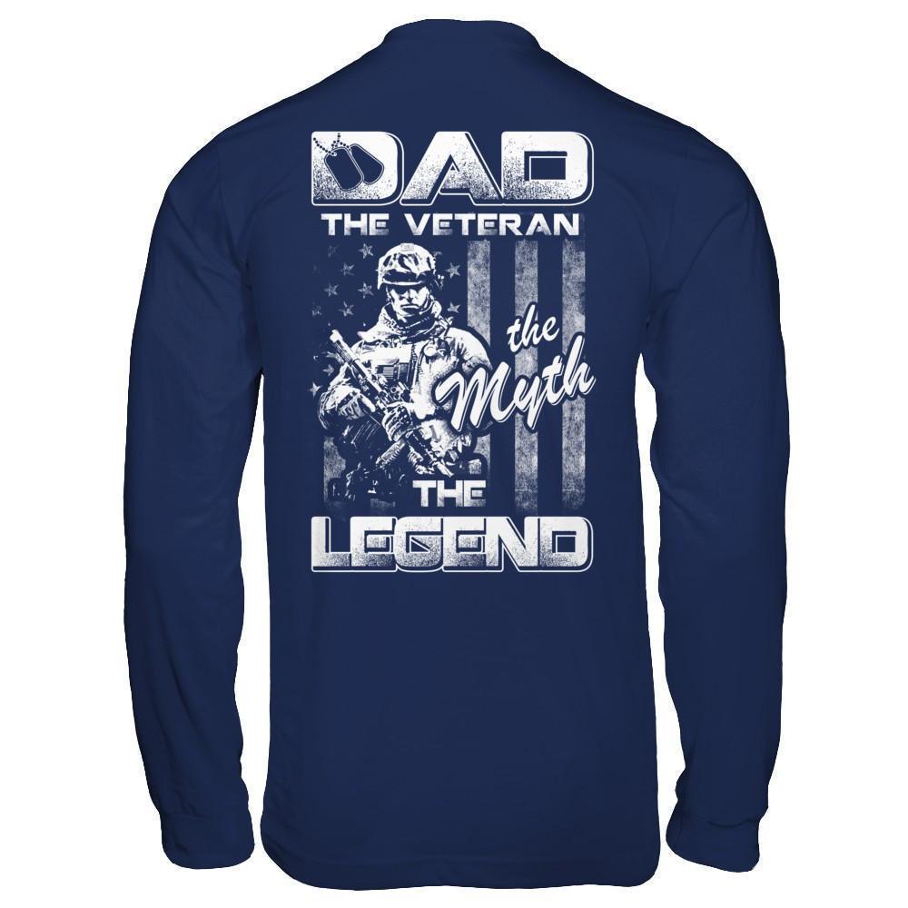 Dad The Veteran The Myth The Legend T-Shirt & Hoodie | Teecentury.com