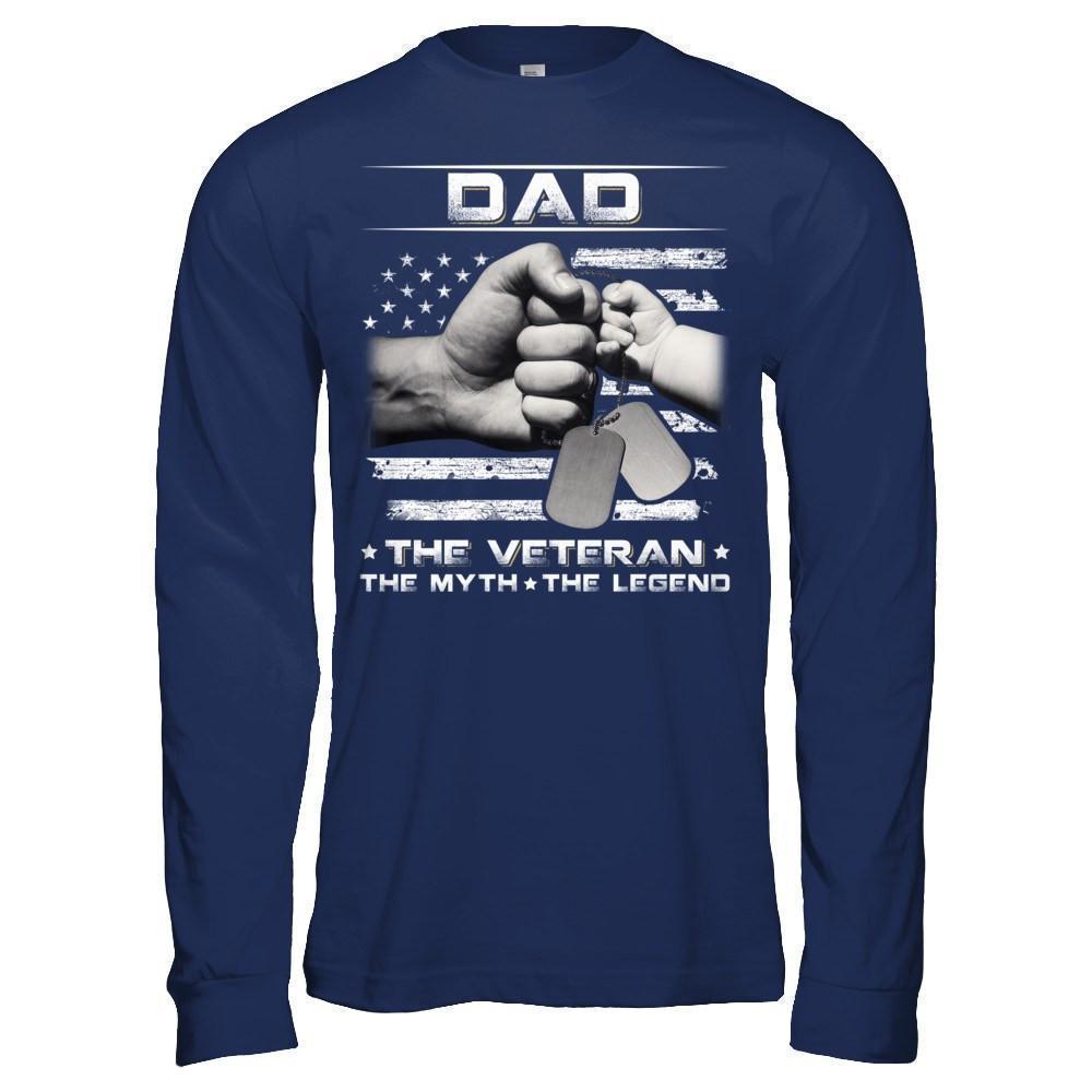 Dad The Veteran The Myth The Legend T-Shirt & Hoodie | Teecentury.com