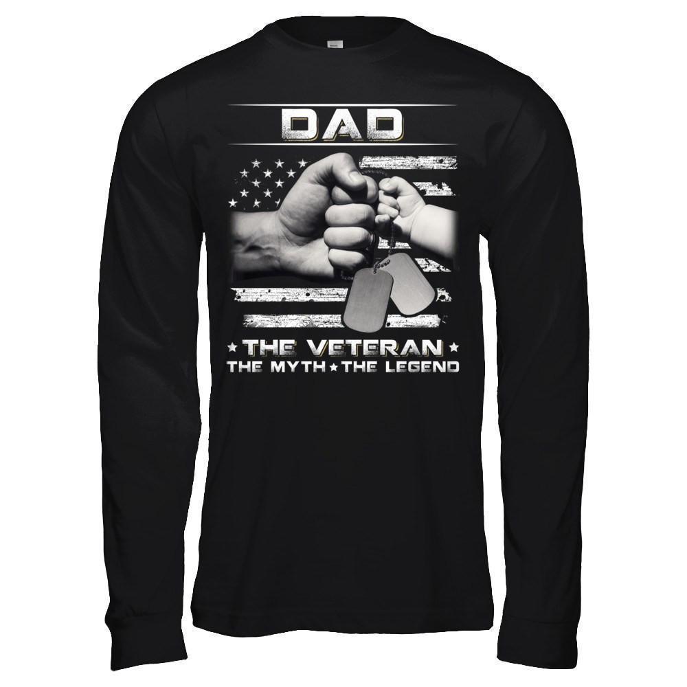 Dad The Veteran The Myth The Legend T-Shirt & Hoodie | Teecentury.com