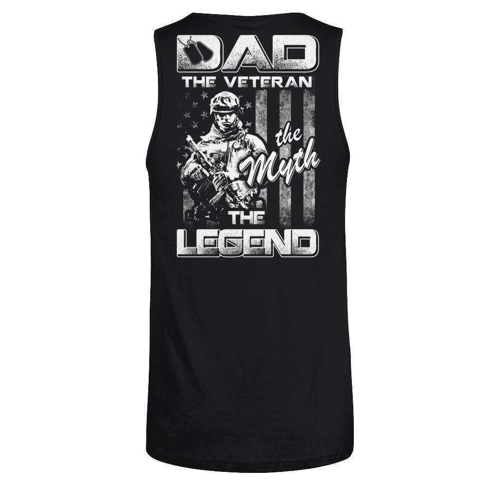 Dad The Veteran The Myth The Legend T-Shirt & Hoodie | Teecentury.com
