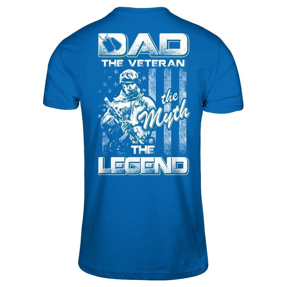 Dad The Veteran The Myth The Legend T-Shirt & Hoodie | Teecentury.com