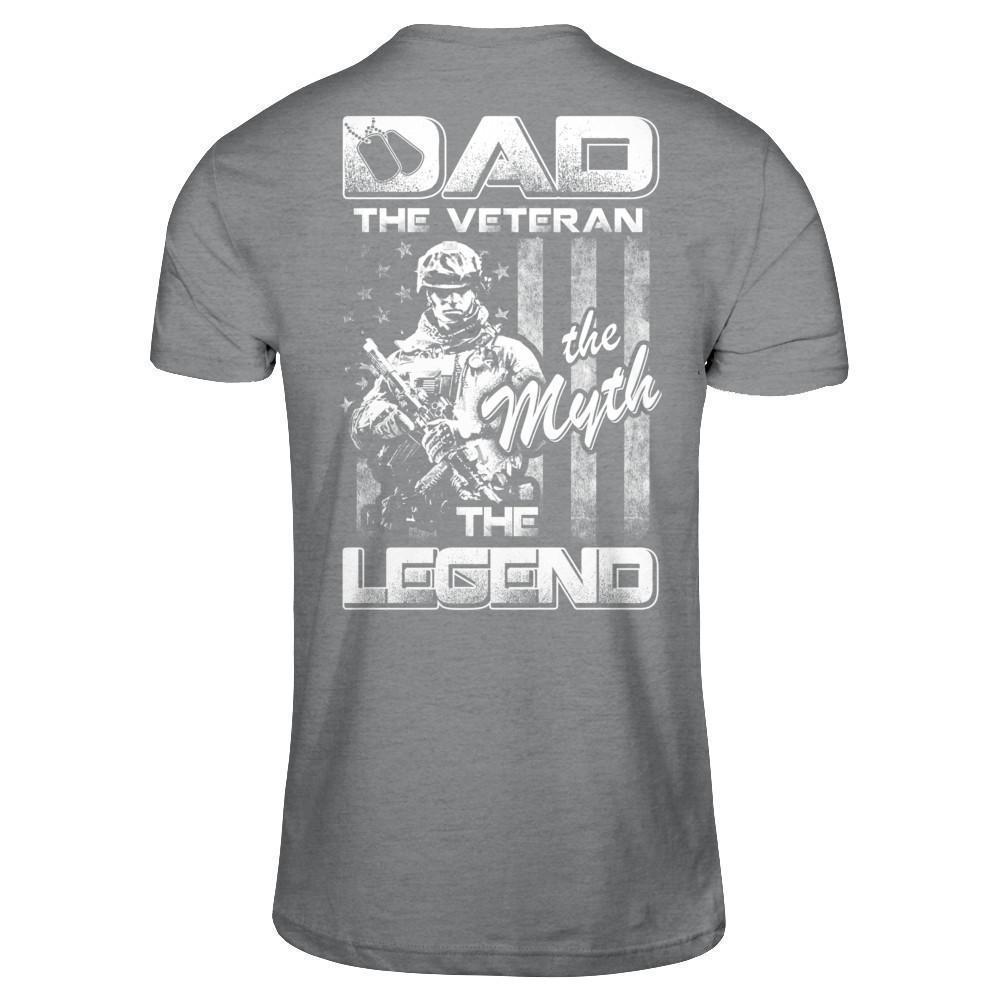 Dad The Veteran The Myth The Legend T-Shirt & Hoodie | Teecentury.com