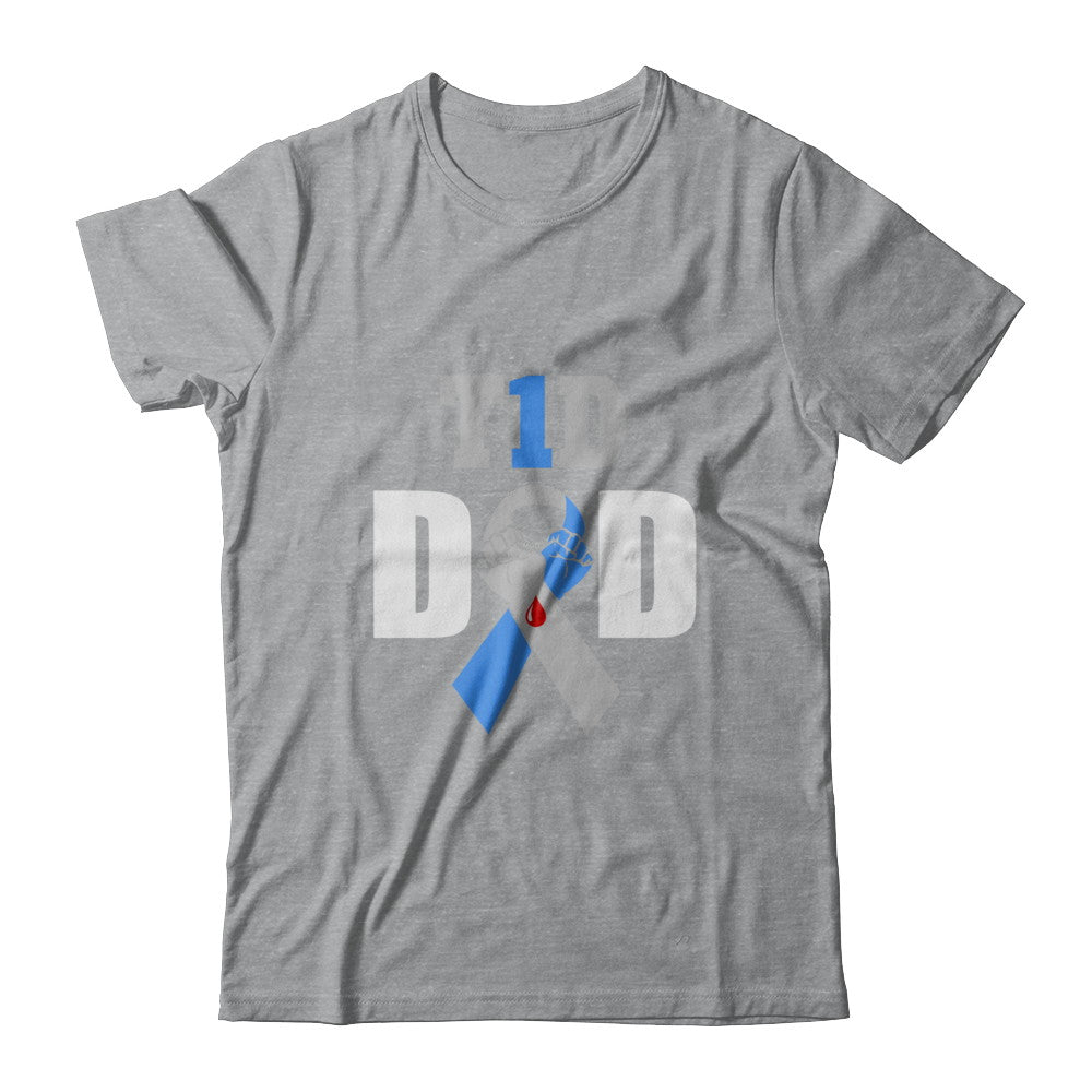 Diabetes awareness T1D Proud Type 1 Diabetes Dad T-Shirt & Hoodie | Teecentury.com