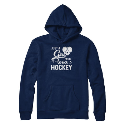 Just A Girl Who Loves Hockey T-Shirt & Tank Top | Teecentury.com