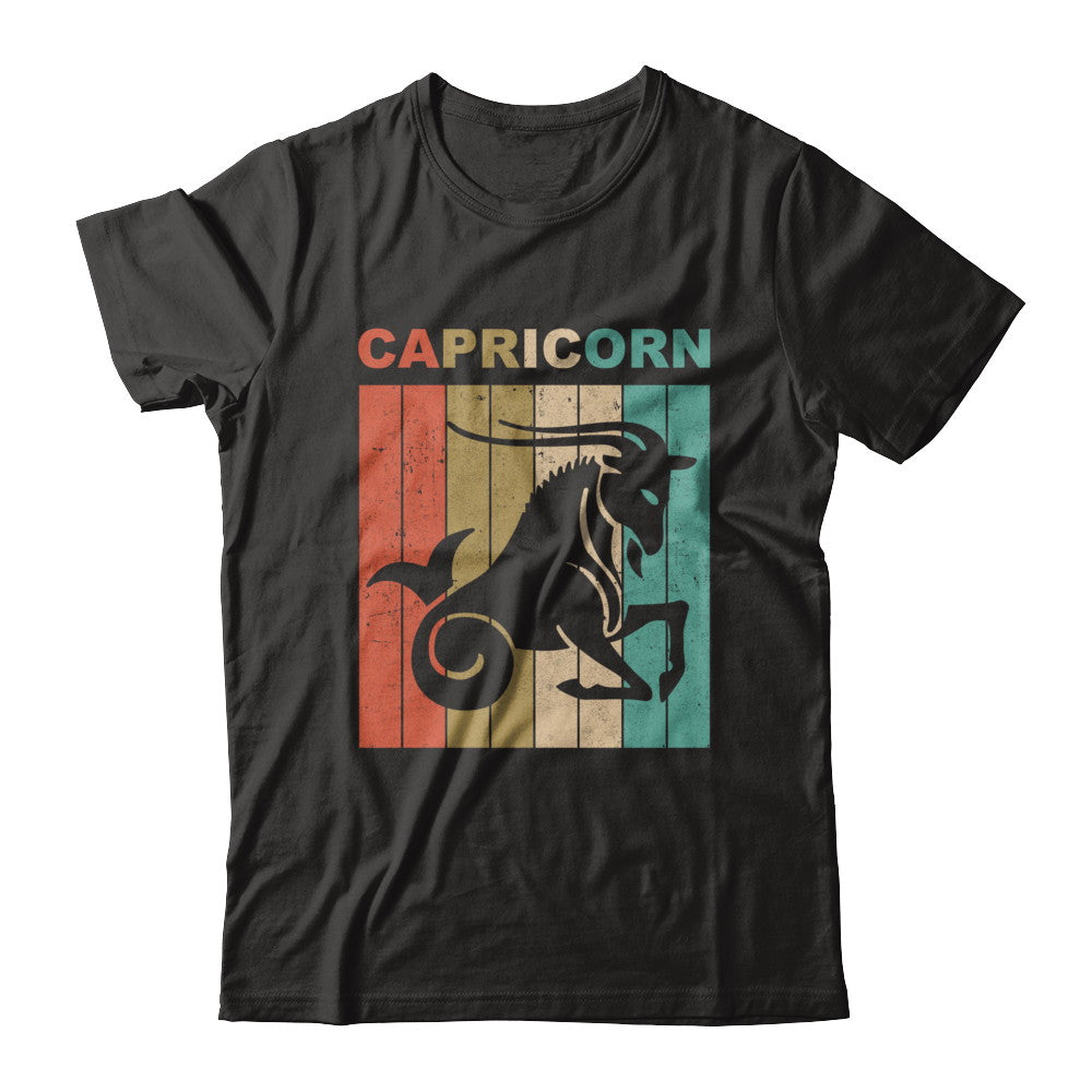 Vintage Capricorn Zodiac December January Birthday Gift T-Shirt & Hoodie | Teecentury.com