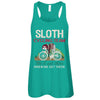 Sloth Cycling Team Lazy Sloth Sleeping On Bicycle T-Shirt & Tank Top | Teecentury.com