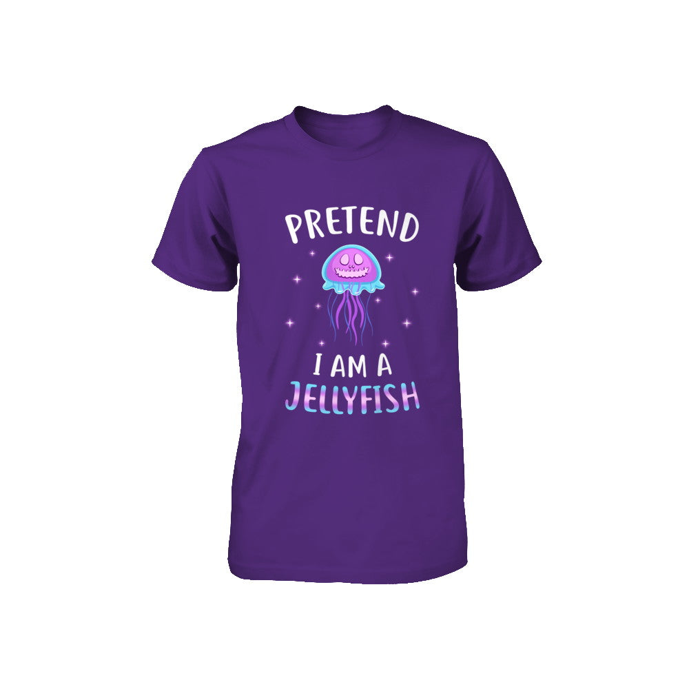 Pretend I'm A Jellyfish Costume Happy Halloween Party Youth Youth Shirt | Teecentury.com