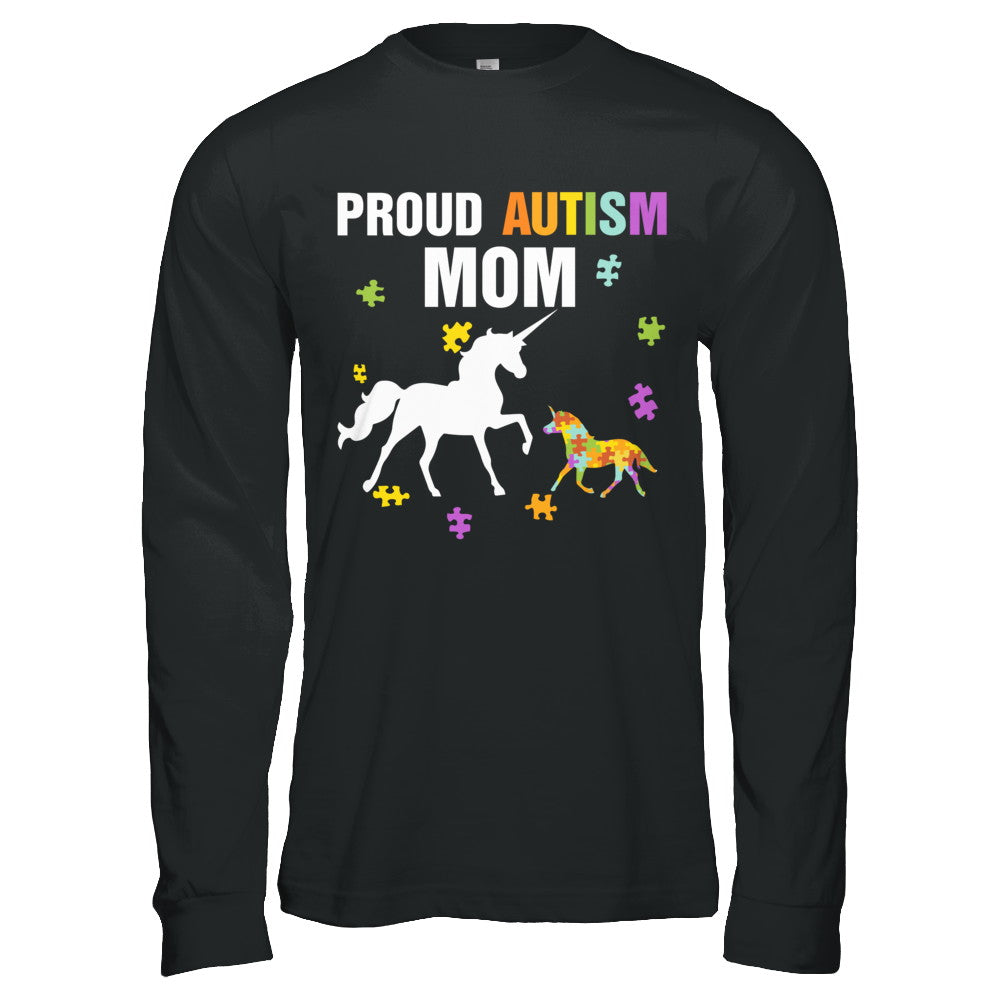 Proud Autism Mom Unicorn Autism Awareness T-Shirt & Hoodie | Teecentury.com