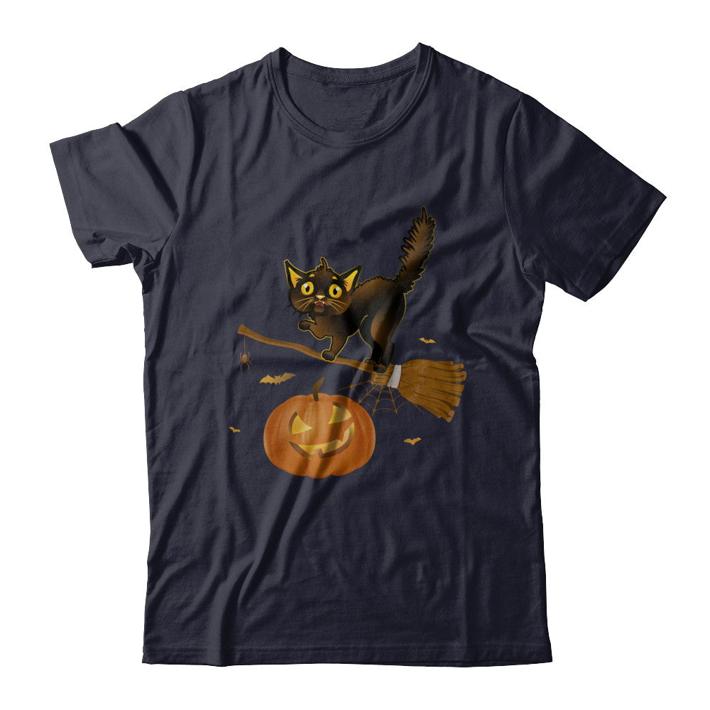 Happy Halloween Cat Pumpkin Gift T-Shirt & Sweatshirt | Teecentury.com