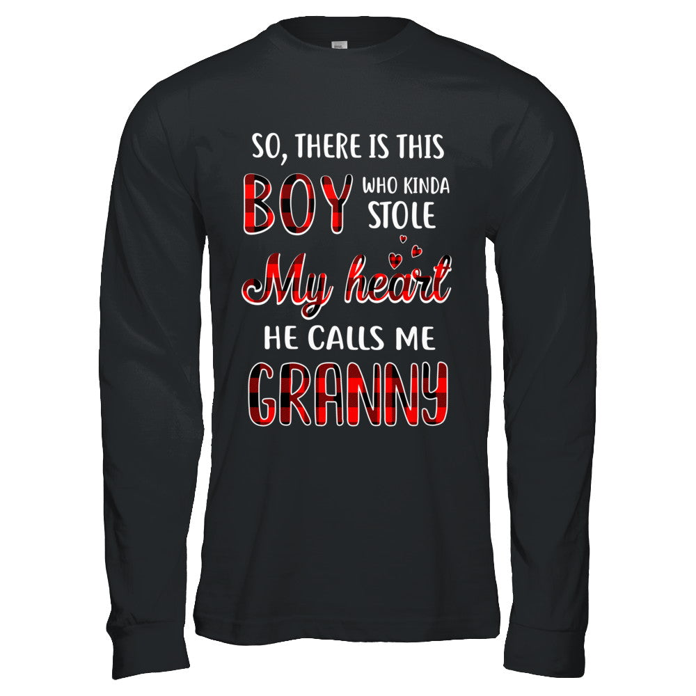 This Boy Who Kinda Stole My Heart He Calls Me Granny T-Shirt & Hoodie | Teecentury.com