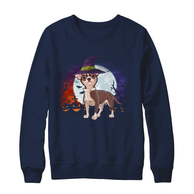 Cute Halloween Chihuahua Puppy Pumpkins T-Shirt & Sweatshirt | Teecentury.com