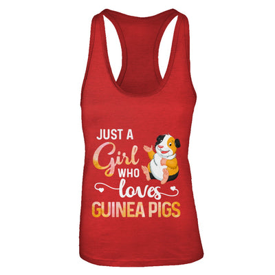 Just A Woman Who Loves Guinea Pigs T-Shirt & Tank Top | Teecentury.com
