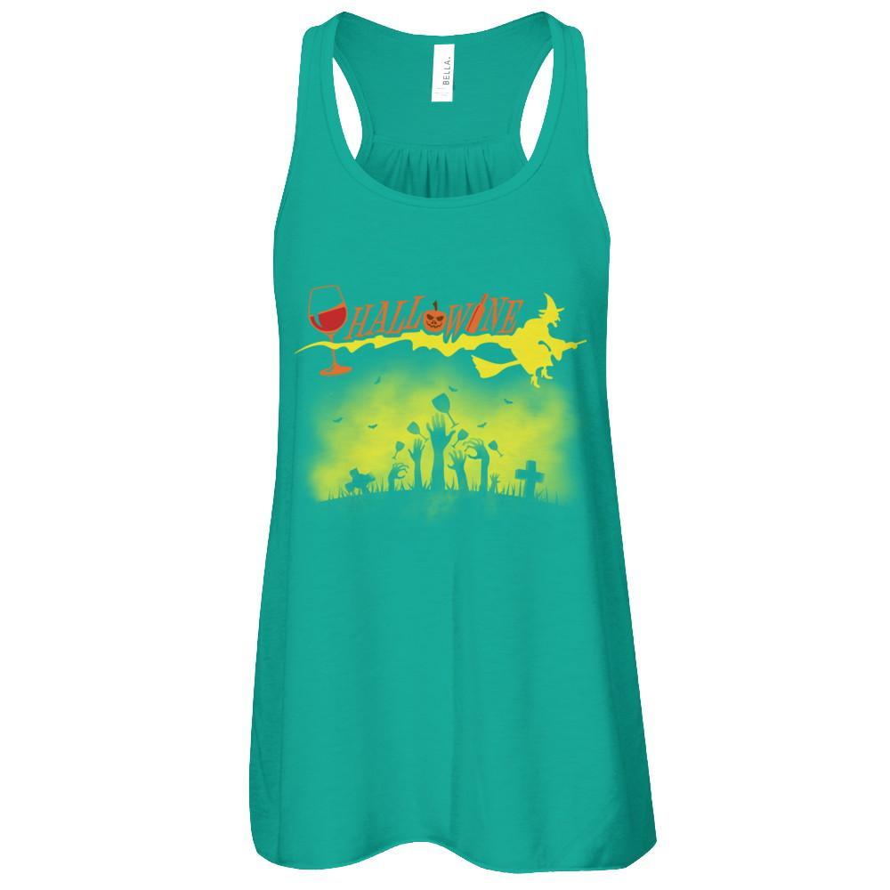 Happy Hallowine Funny Halloween Wine Drinkers 2017 T-Shirt & Tank Top | Teecentury.com