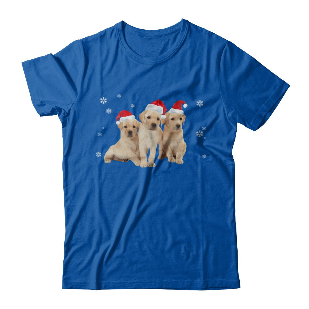 Funny Yellow Labrador Puppies Christmas Dog Gift T-Shirt & Hoodie | Teecentury.com