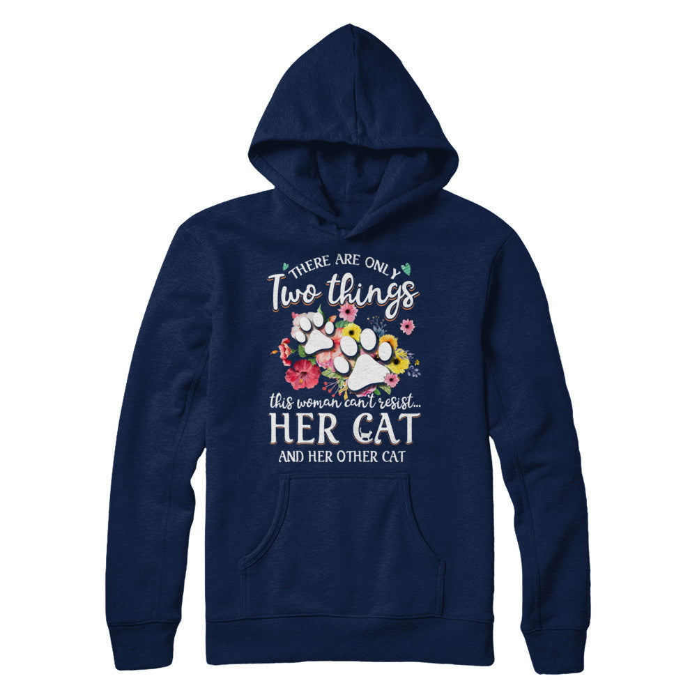 This Woman Can't Resist Her Cat And Her Other Cat T-Shirt & Hoodie | Teecentury.com