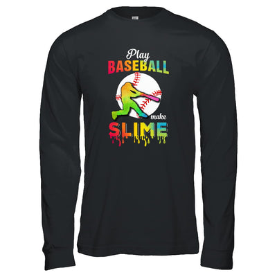 Play Baseball Make Slime Watercolor For Girl Women T-Shirt & Tank Top | Teecentury.com