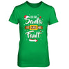 Funny Christmas Couples Dear Santa It Was His Fault T-Shirt & Sweatshirt | Teecentury.com