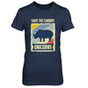 Vintage Retro Save The Chubby Unicorns Rhino T-Shirt & Hoodie | Teecentury.com