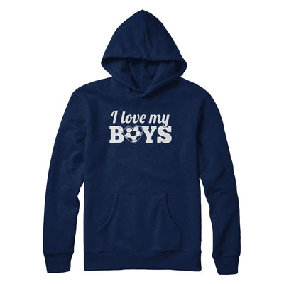 Love My Boys Mom And Dad Soccer T-Shirt & Hoodie | Teecentury.com