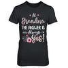 At Grandma's The Answer Is Always Yes Floral Mothers Day Gift T-Shirt & Hoodie | Teecentury.com