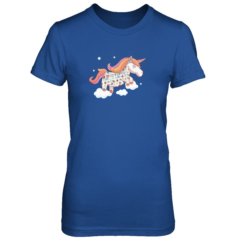 Tattooed Girl Unicorn Tattoos T-Shirt & Tank Top | Teecentury.com