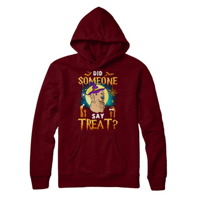 Did Someone Say Treat Golden Retriever Halloween Costume T-Shirt & Hoodie | Teecentury.com
