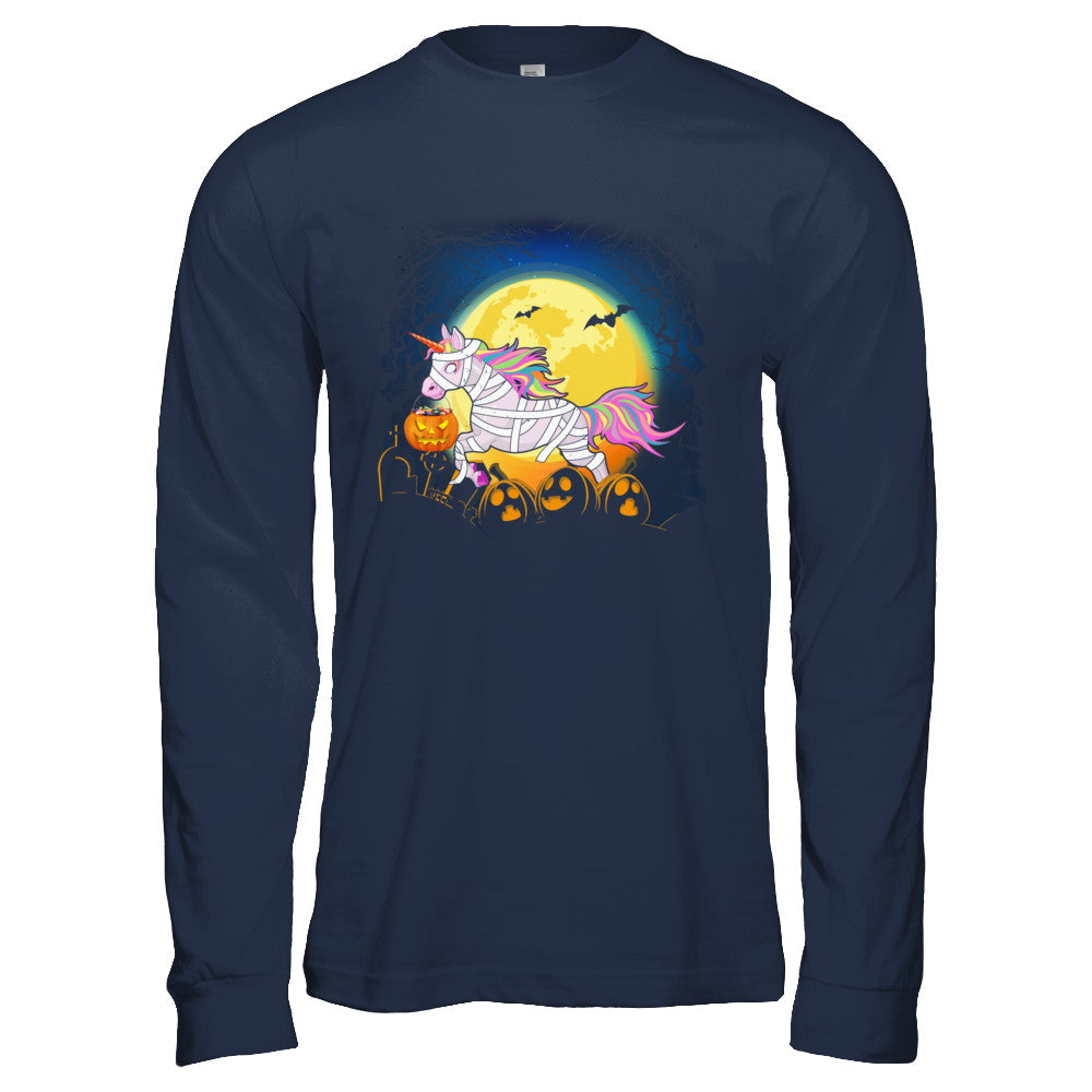 Halloween Pumpkin Unicorn Gift For Kids Girls T-Shirt & Hoodie | Teecentury.com