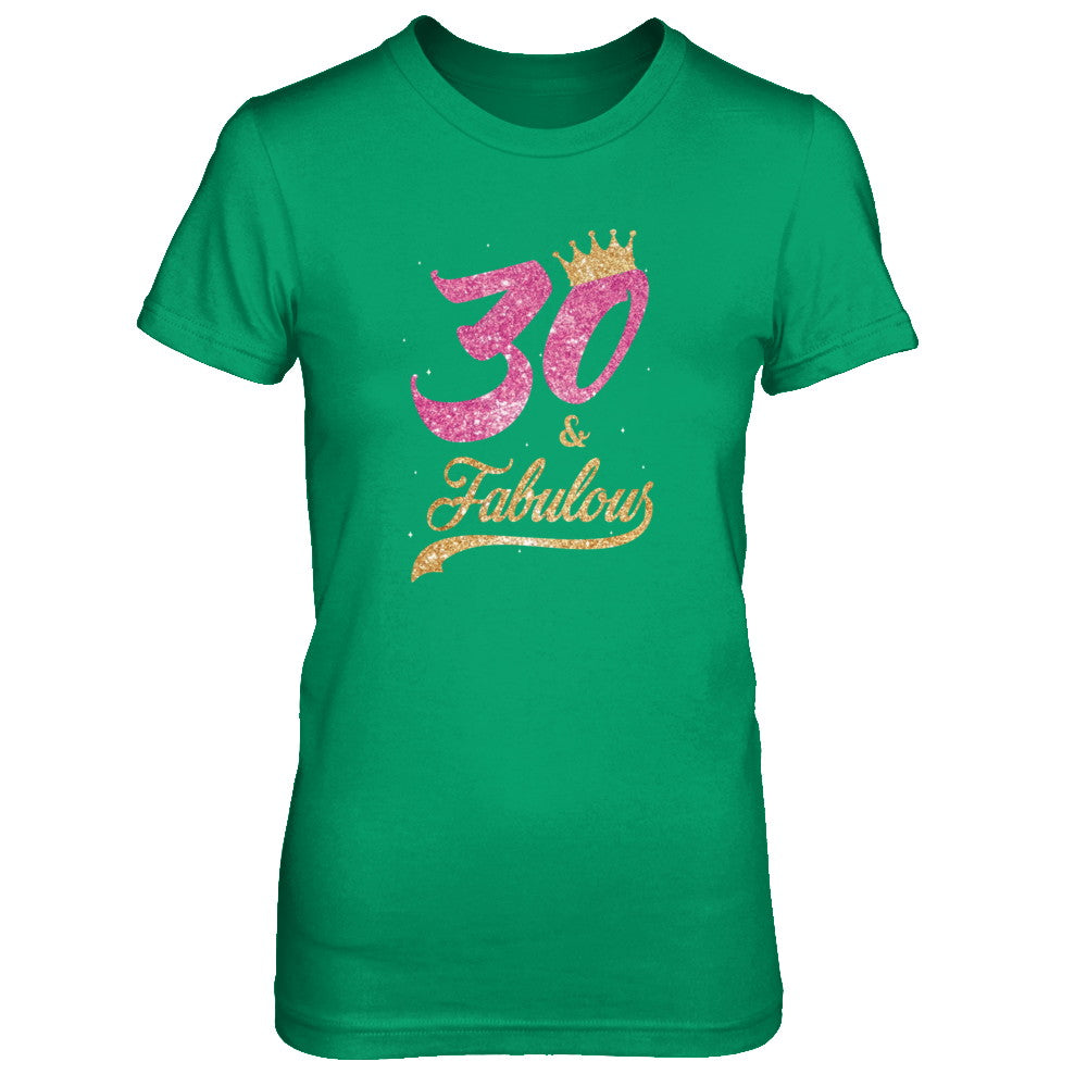 30 And Fabulous 1992 30th Birthday Gift T-Shirt & Tank Top | Teecentury.com
