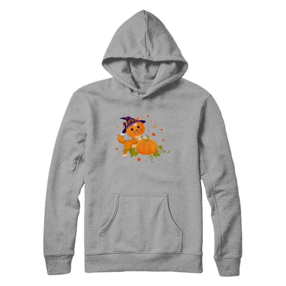 Funny Halloween Cat Pumpkin Costume T-Shirt & Hoodie | Teecentury.com