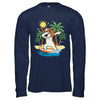 Summer Vacation Dabbing Beagle Surfing Surfboard Gift T-Shirt & Hoodie | Teecentury.com