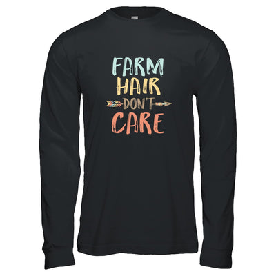 Farm Hair Don't Care Farming Farmer Women T-Shirt & Tank Top | Teecentury.com