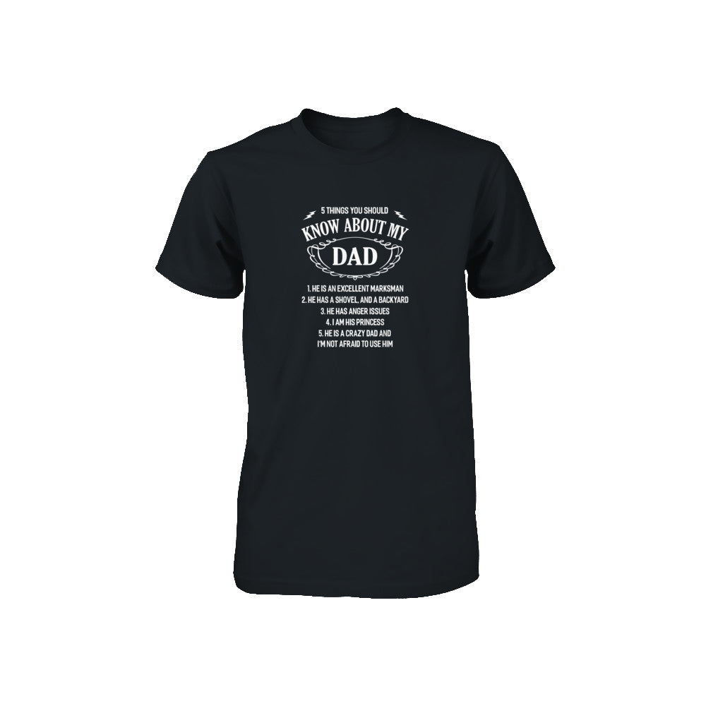 5 Things You Should Know About My Dad Youth Youth Shirt | Teecentury.com
