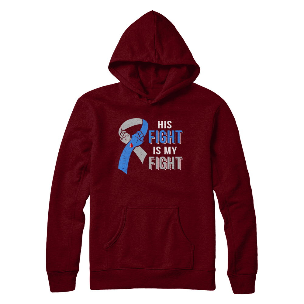 His Fight Is My Fight Diabetes Awareness T-Shirt & Hoodie | Teecentury.com