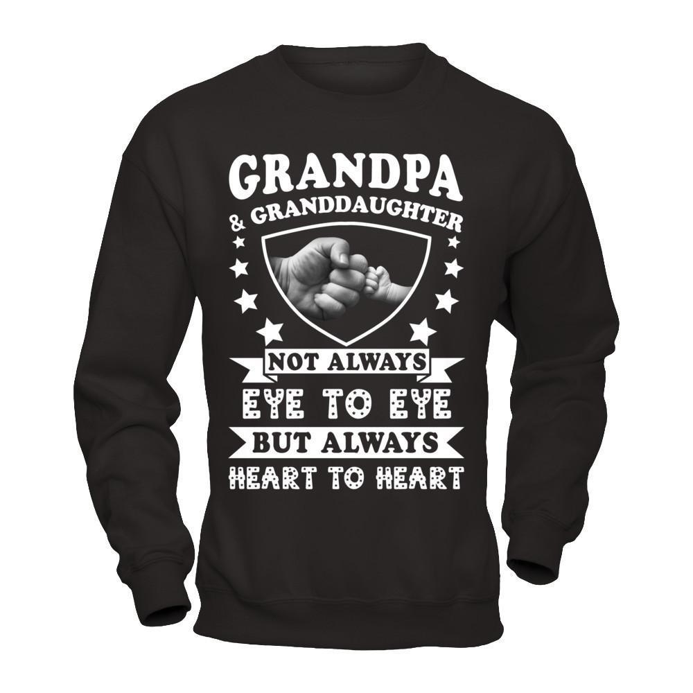 Grandpa And Granddaughter Not Always Eye To Eye T-Shirt & Hoodie | Teecentury.com