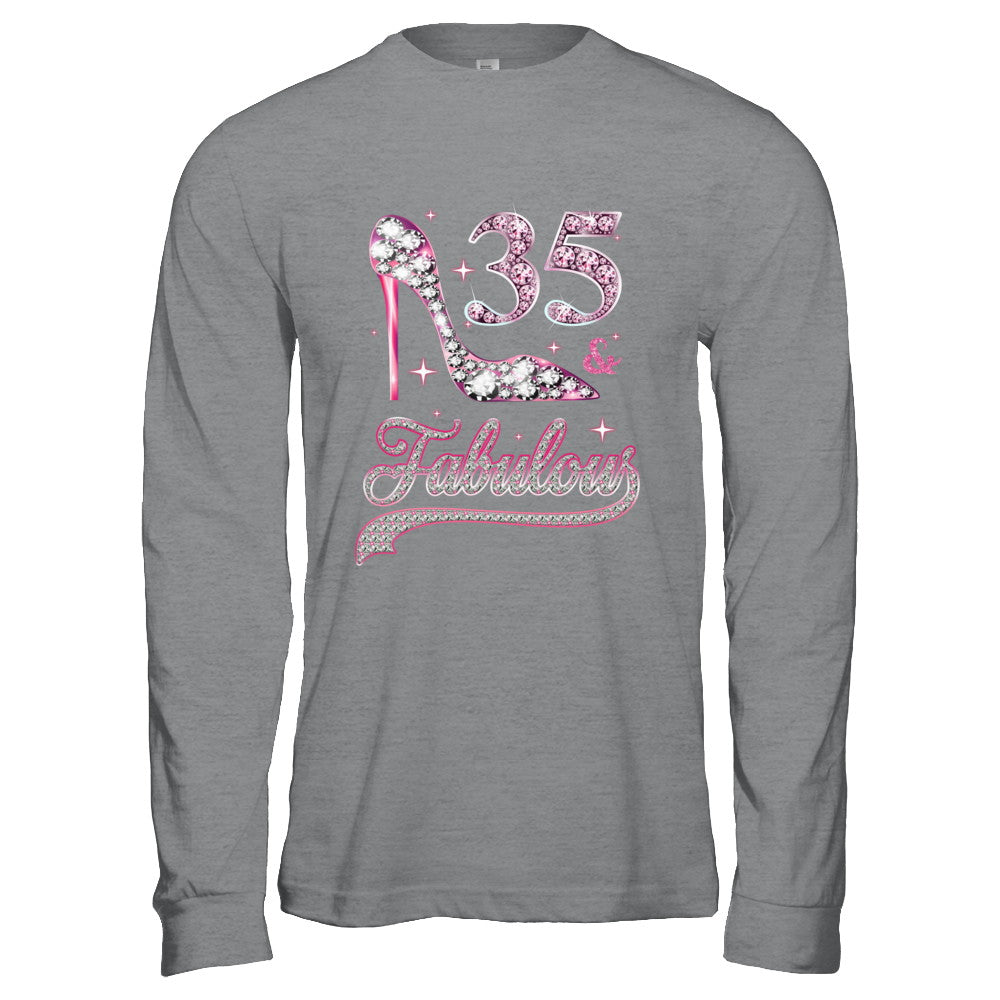35 And Fabulous 35 Years Old 1987 35th Birthday Gift T-Shirt & Hoodie | Teecentury.com