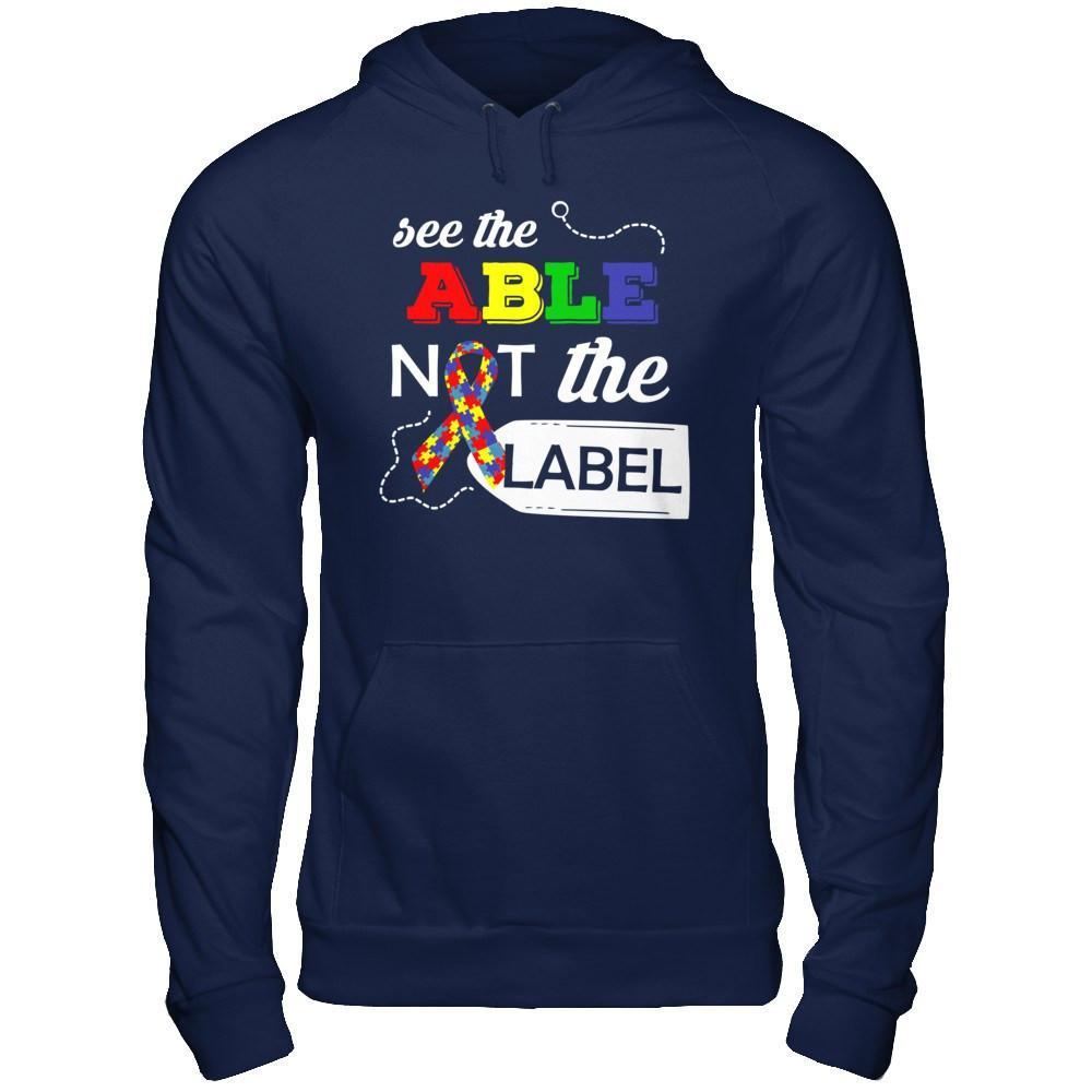 See The Able Not The Label Autism Awareness Month T-Shirt & Hoodie | Teecentury.com