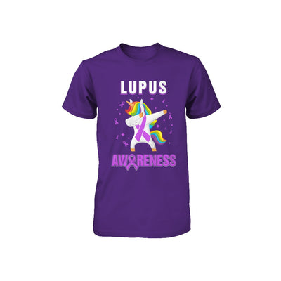 Inspirational Lupus Awareness Unicorn Support Youth Youth Shirt | Teecentury.com