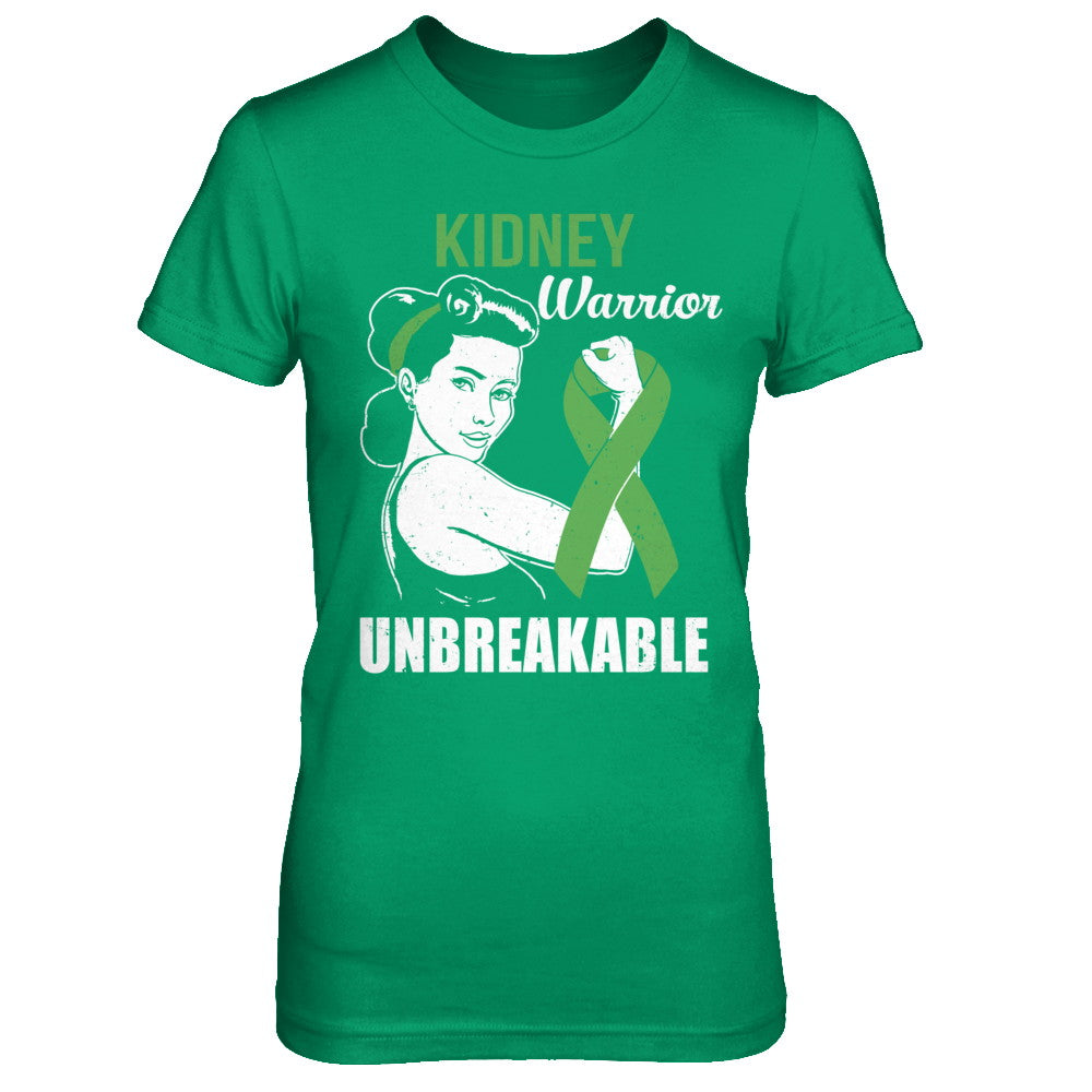 Kidney Disease Warrior Unbreakable Kidney Disease Awareness T-Shirt & Hoodie | Teecentury.com