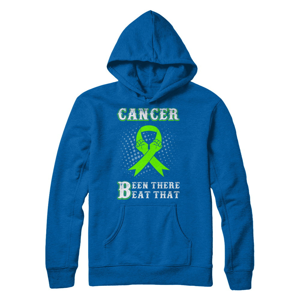 Liver Cancer Been There Beat That Awareness Green Ribbon T-Shirt & Hoodie | Teecentury.com