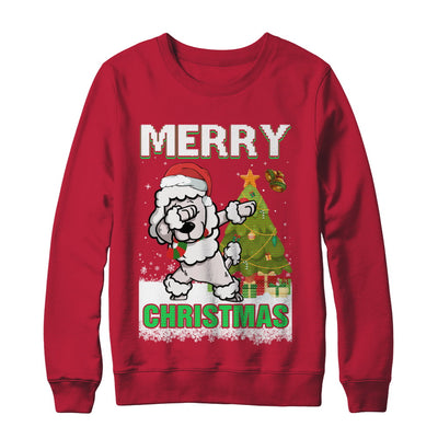 Cute Poodle Claus Merry Christmas Ugly Sweater T-Shirt & Sweatshirt | Teecentury.com