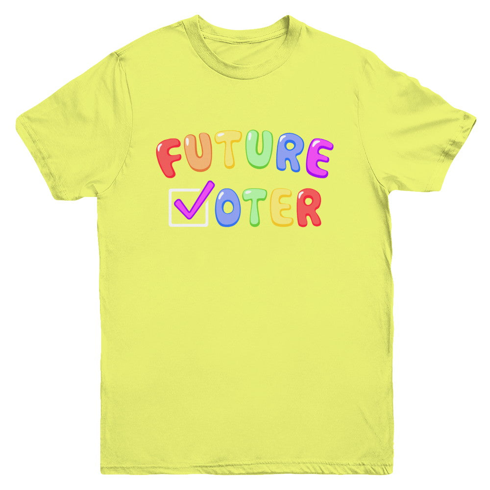 Voting Kids Vote Future Voter Rainbow Youth Youth Shirt | Teecentury.com