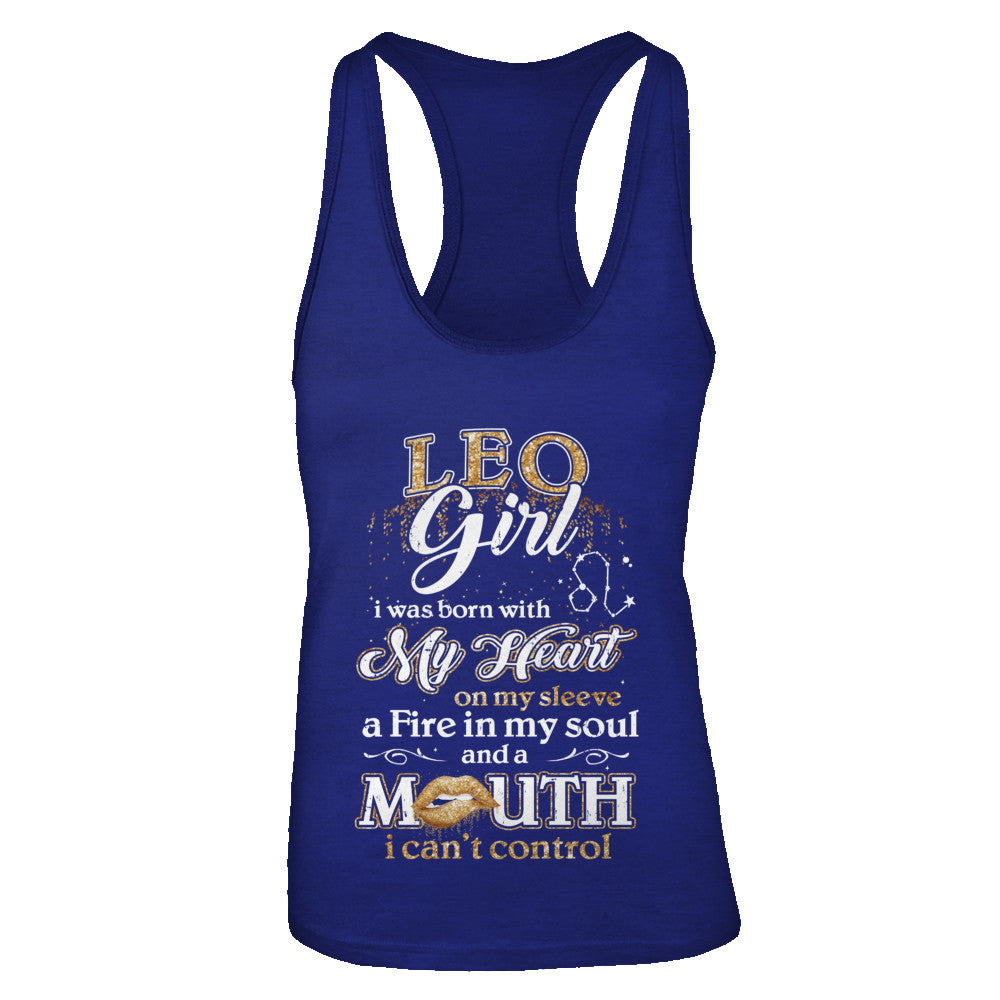 I'm A Leo Girl Lipstick July August Funny Zodiac Birthday T-Shirt & Tank Top | Teecentury.com