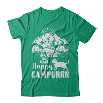 Cats Purr Happy Camppur Camper Camping T-Shirt & Hoodie | Teecentury.com